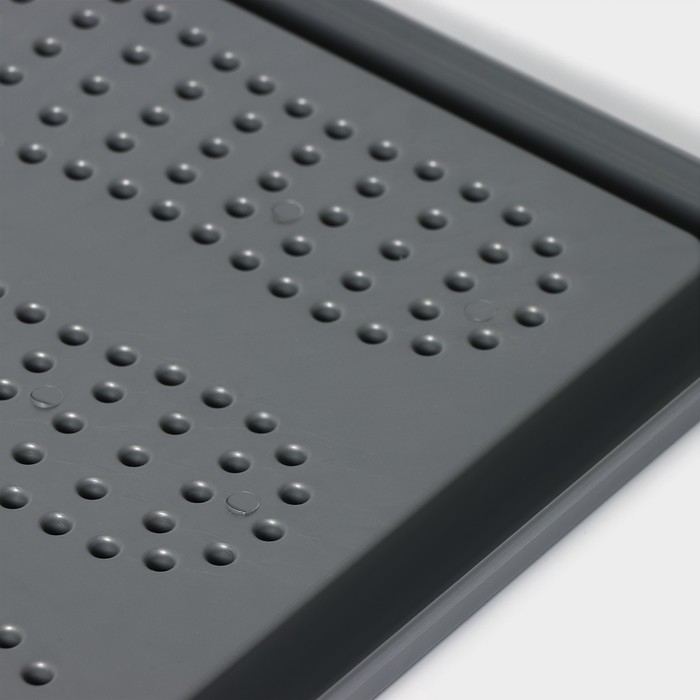 Лоток для обуви малый, 43.5&times;39 см, цвет серый