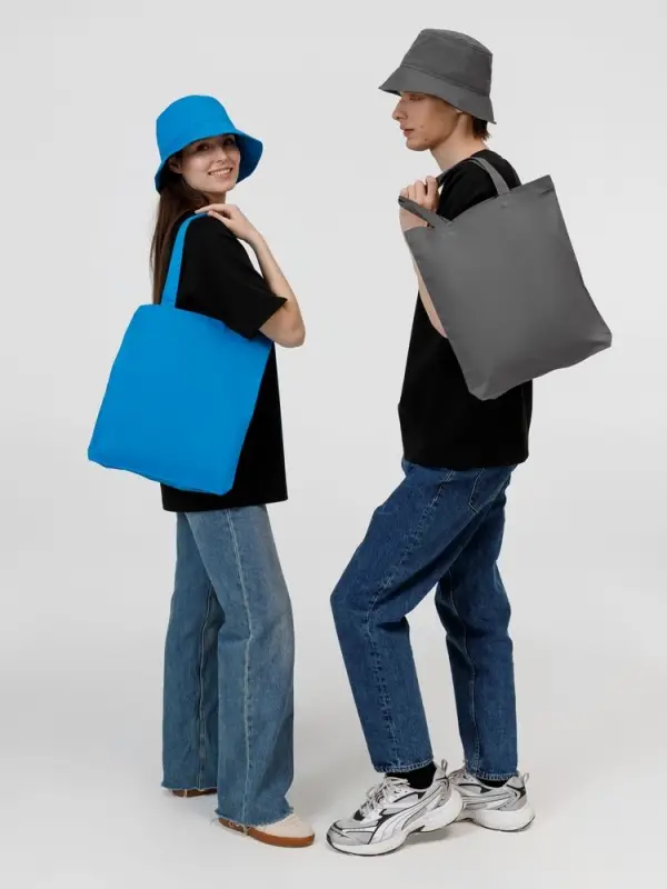 Холщовая сумка Avoska, ярко-голубая