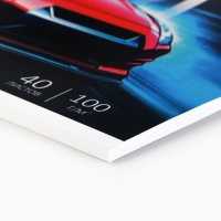 Альбом для рисования 40 листов на склейке А4 &laquo;Красная машина&raquo;