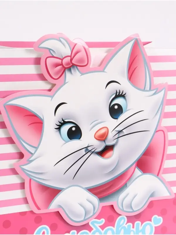 Пакет подарочный &laquo;Кошечка&raquo;, 30 &times; 30 &times; 15 см