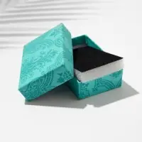 Коробочка подарочная под набор &laquo;Узоры&raquo;, 5&times;8 (размер полезной части 4.5&times;7.5 см), МИКС, вставка чёрная