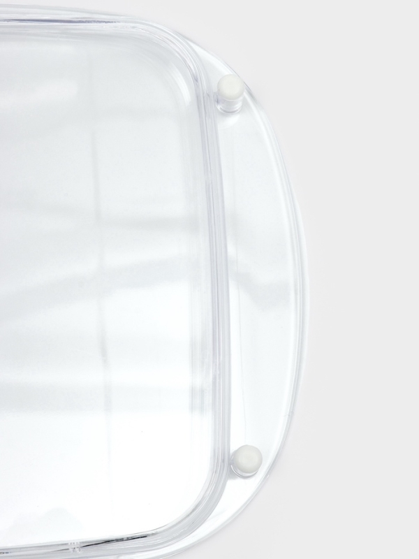 Монетница пластиковая OPTIMA, 17&times;20,5&times;1,5, цвет прозрачный