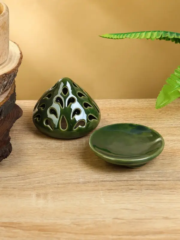 Подсвечник &laquo;Конус&raquo;, 8.5&times;8.5&times;8.5 см, керамика, МИКС