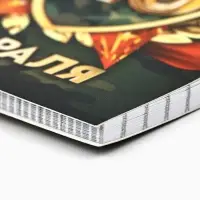 Блокнот А7, 32 л. в мягкой обложке, на гребне &laquo;С 23 февраля&raquo;