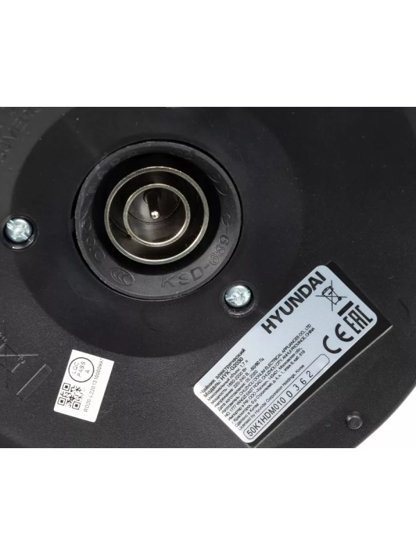 Чайник HYK-G2030 1,7л 2200Вт черный (стекло)