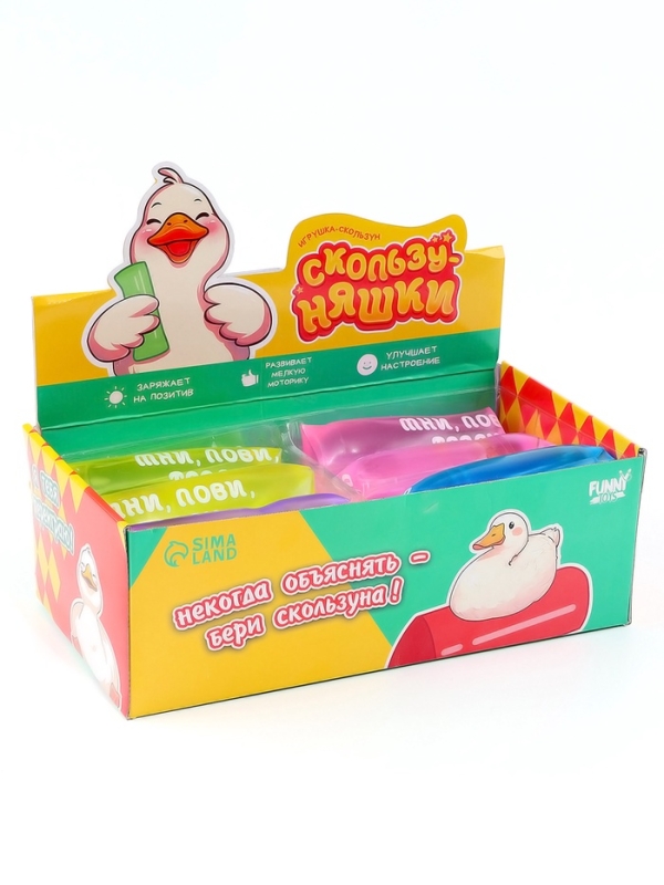 Игрушка-скользун "Мни, лови, тряси"