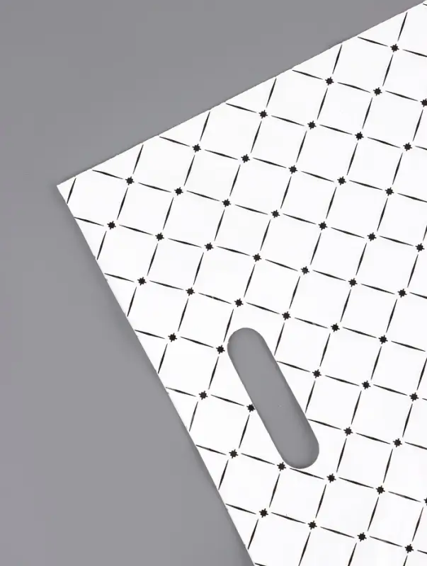 Пакет &laquo;Синий бантик&raquo;, полиэтиленовый, с вырубной ручкой, 40&times;31 см, 30 мкм