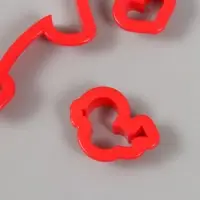 Каттеры для полимерной глины "Домик с птичкой" набор 3 шт 3,1х4,2 см 2,4х3 см 10,3х9,3 см