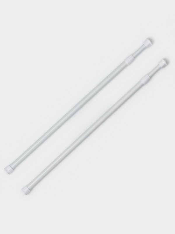 Набор карнизов универсальных, 43-75 см, белый