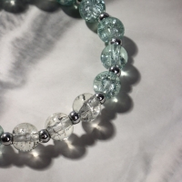 Браслет &laquo;Радость&raquo; солнце, цвет бело-голубой в серебре, d=7