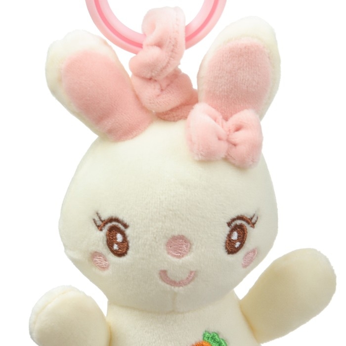 Подвеска с вибрацией &laquo;Милая зайка&raquo;, прорезыватель, на кроватку, коляску, Крошка Я