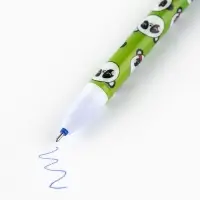 Ручка пиши стирай синяя паста 0,5 мм с колпачком &laquo;Панда&raquo;
