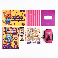 Набор первоклассника в рюкзаке, Cat and Love