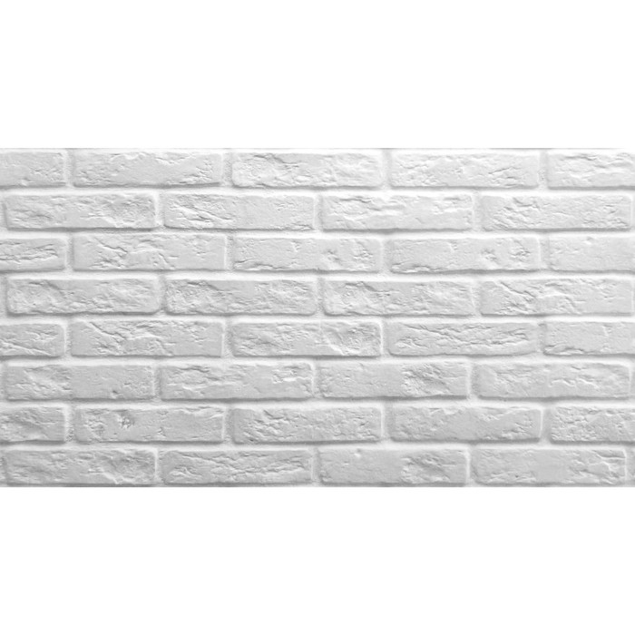 Гипсовая плитка &laquo;Барселона&raquo; усиленная, 1 кв м, 90 шт, Белый