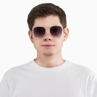 Очки солнцезащитные uv 400, дужка 13.1 см, ширина 12.4 см, линза 5.1&times;5.3 см