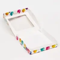 Коробка складная Happy Birthday, 20&times;20&times;4 см