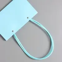 Сумка для цветов влагостойкая, тиффани, 22x10.5x13.5 см