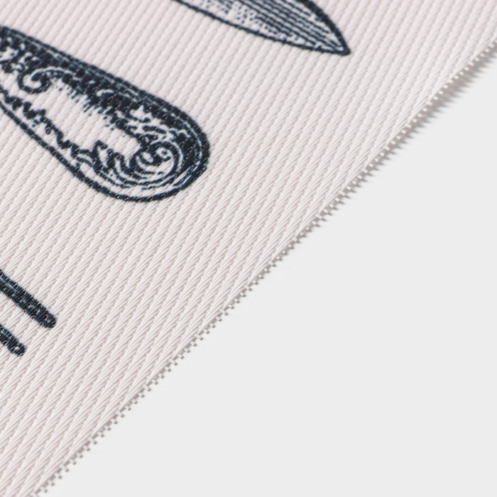 Салфетки сервировочные на стол Доляна &laquo;Сервировка&raquo;, 4 шт, 30&times;45 см, цвет белый