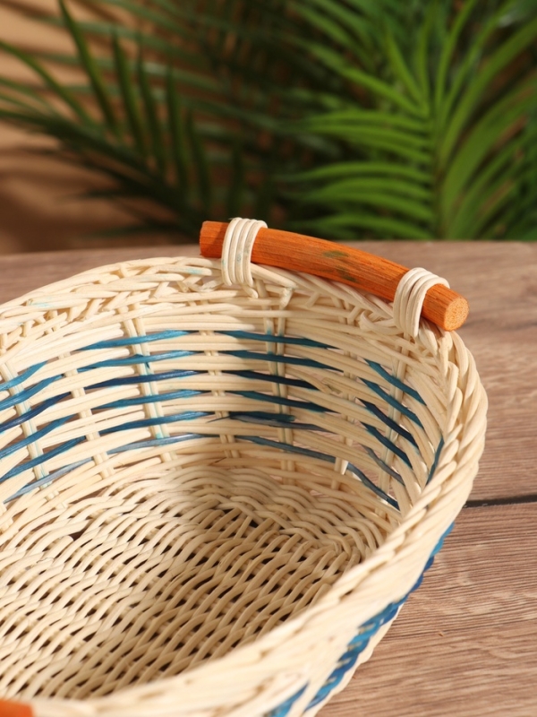 Корзина плетеная 28х18х9 см, ротанг