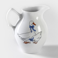 Кувшин фарфоровый &laquo;Гуси&raquo;, 2 л, МИКС