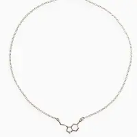 Кулон на цепочке &laquo;Молекула 02&raquo;, цвет золото