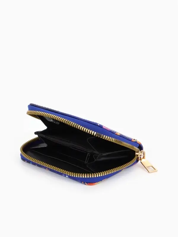 Кошелек жен 06-01-01 Июнь2522, 19*3*10 см, 3 отд+отд/молн, д/карт, д/монет, на магните красн   10909