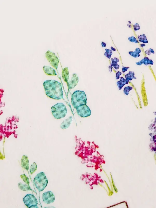 Слайдеры для ногтей &laquo;Акварельные цветы&raquo;, разноцветные