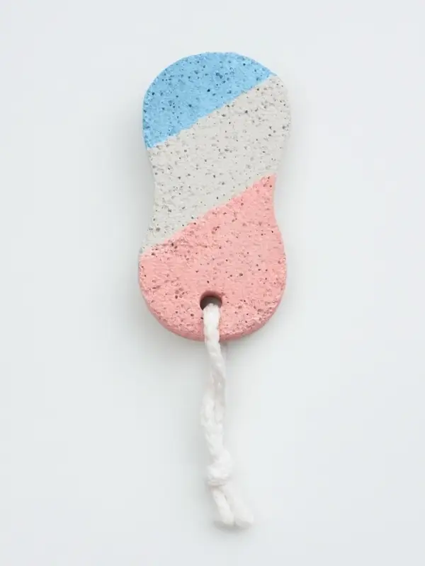 Пемза для педикюра &laquo;Бесконечность&raquo;, с подвесом, 9.5&times;4.5 см, в коробке, разноцветная