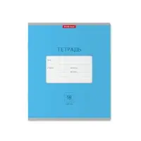 Тетрадь 18 листов в клетку ErichKrause &laquo;Классика Bright&raquo;, обложка мелованный картон, голубая