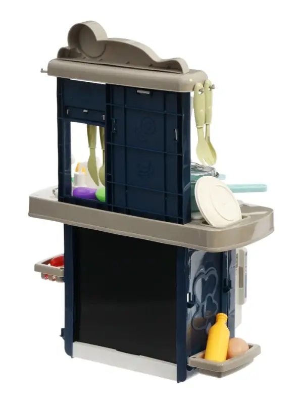 Игровой набор" Кухня" 22 предмета, вода из крана, 46 см