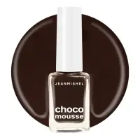 Лак для ногтей горький шоколад Jeanmishel глянцевый тон 467, 6 мл