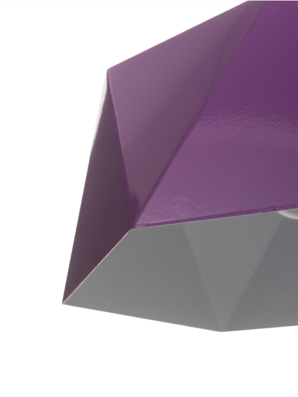 Светильник Edward 1х40Вт Е27 пр-1м темно-фиолетовый 25х21,5х18см