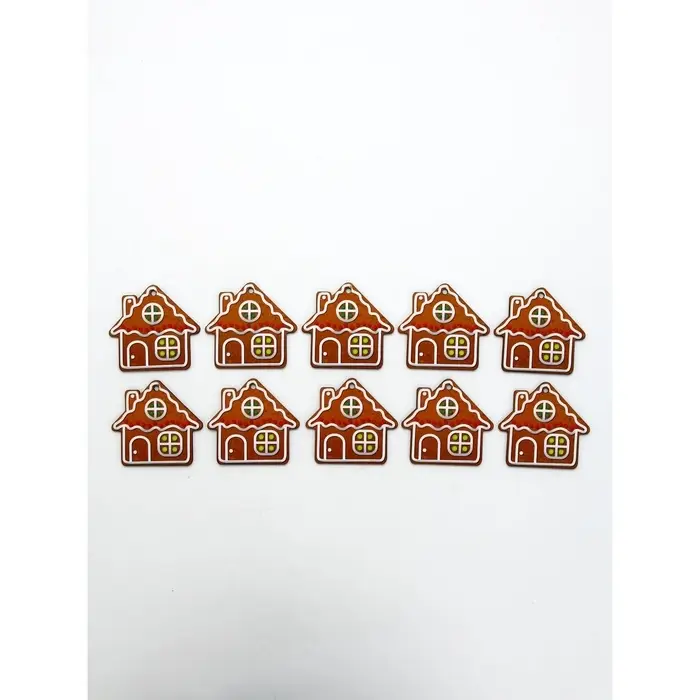 Подвеска деревянная "Домик", 10 шт.