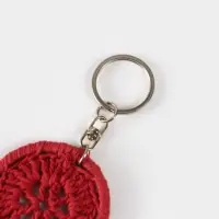 Брелок "Ловец снов" 19 см, цв. бордовый