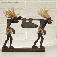Сувенир &laquo;Аборигены на охоте&raquo;, 22 см, дерево