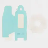 Коробка для капкейков, кондитерская упаковка, 1 ячейка &laquo;Голубой&raquo;, 9 х 9 х 11 см