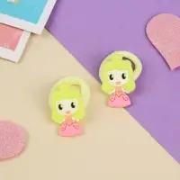 Резинки для волос &laquo;Крошка&raquo;, набор 2 шт., маленькая королева, 3 см, желтые