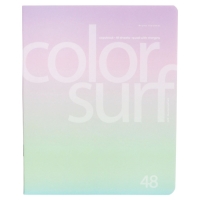Тетрадь 48л кл COLOR SURF, МИКС