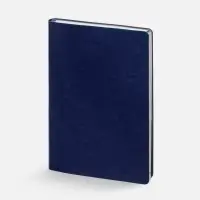 Ежедневник Nebraska Flex, недатированный, синий с серебром