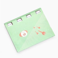 Пирсинг в ухо &laquo;Гвоздик&raquo;, цвет белый в серебре (неделимая фасовка 12 пар, цена за шт)