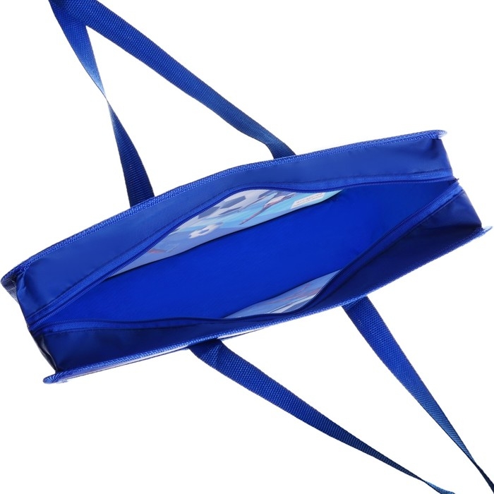 Папка с ручками пластиковая А4, 37 х 22 х 5 см "Футбол"