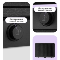 Электрогриль двусторонний КТ-4618 - 2000 Вт