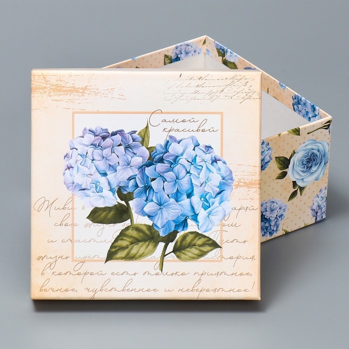 Набор коробок 10 в 1, упаковка подарочная, &laquo;Шебби&raquo;, 10.2 х 10.2 х 6‒28.2 х 28.2 х 15 см