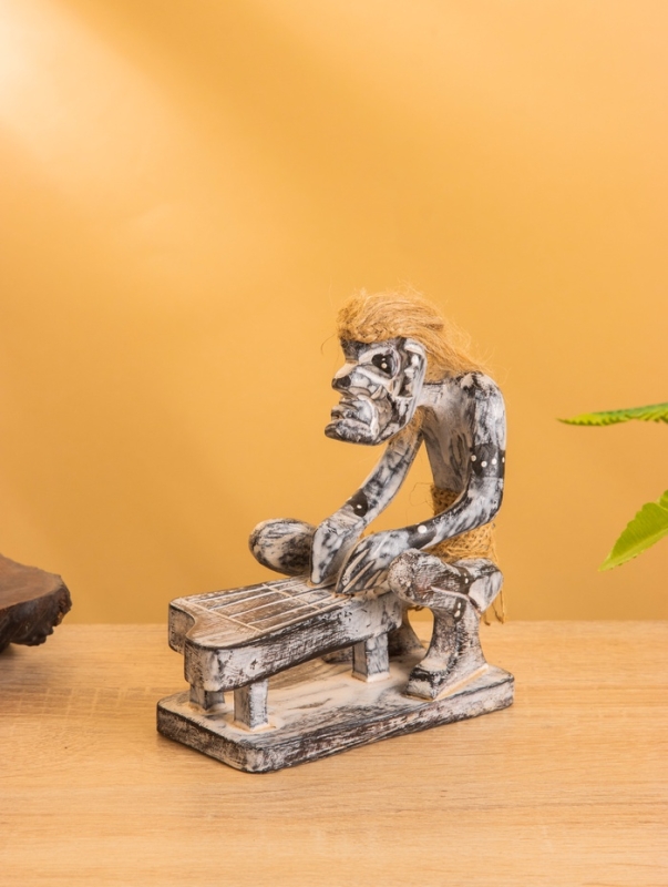 Сувенир &laquo;Абориген музыкант&raquo;, 14&times;8&times;16 см, дерево