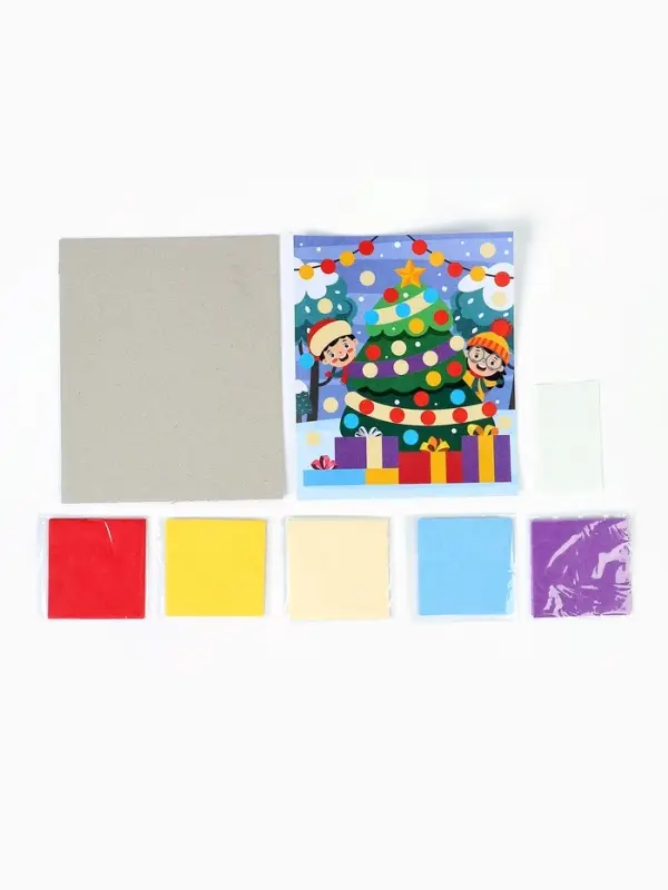 Набор для творчества. Аппликация из тишью. "Ёлочка" размер 138х165