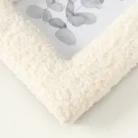 Фоторамка МДФ, иск. мех 10х15 см "Плюш. Арка" белая 21,5х16,5х2 см