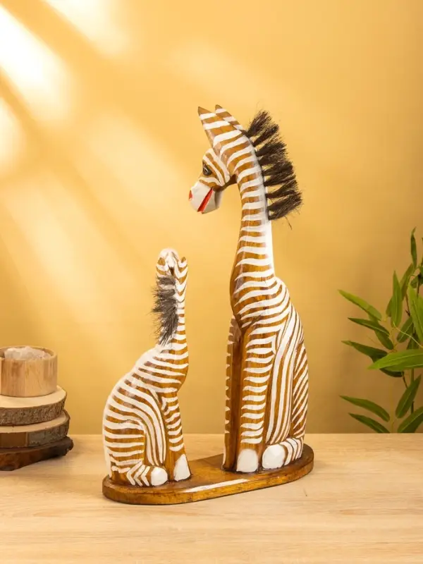 Сувенир &laquo;Зебры&raquo;, 33&times;11&times;53 см, дерево