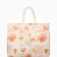 Сумка пляжная Цветы, 50*20*40, отд без молнии, розовый