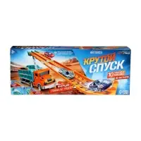 Автоград Автовоз с большой горкой и 10 машинками