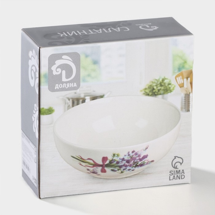 Миска фарфоровая Доляна &laquo;Зайка&raquo;, 250 мл, d=11,3 см